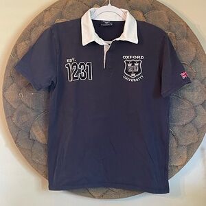 *SOLD* Oxford University Short Sleeve Rugby Shirt